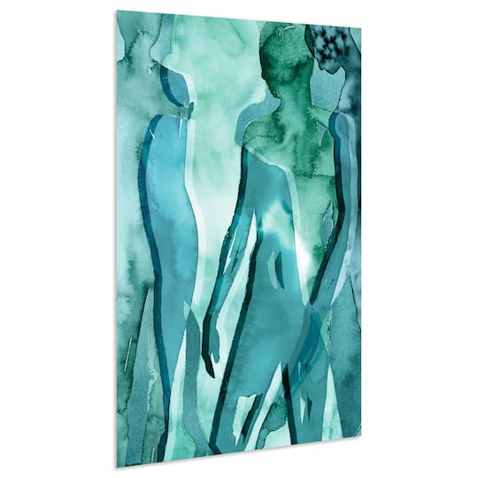 Empire Art Direct 48" x 32" Water Women II Frameless Free Floating Tempered Glass Wall Art